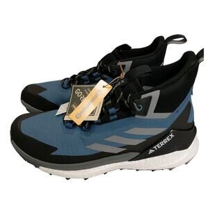 NEW Adidas Blue Terrex Free Hiker 2.0 Gore-Tex Hiking Shoes Men's 10.5 MSRP:$220